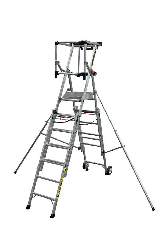 Plate-forme individuelle roulante télescopique 6 à 9 marches - Masterscop_1