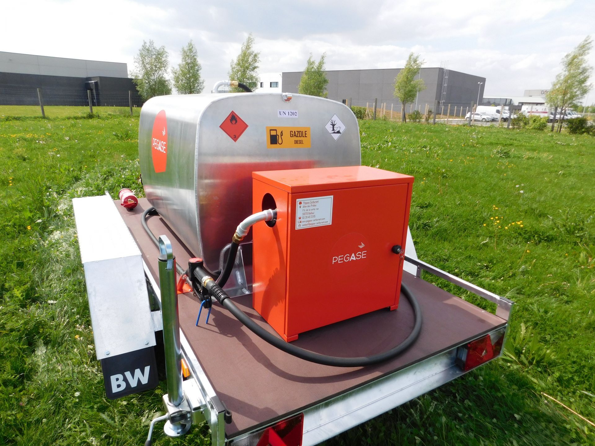 Réservoir en aluminium pour diesel et gazole - 900L