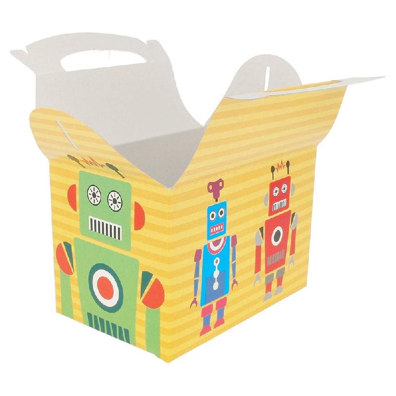 Boîte menu enfant carton Robot 17x16x10cm - par 300_1