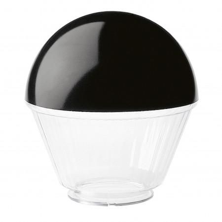 Boule en résine - coloris noir et blanc - Ø300 mm - résistant UV - IP43 - adapté contre la pollution lumineuse_1