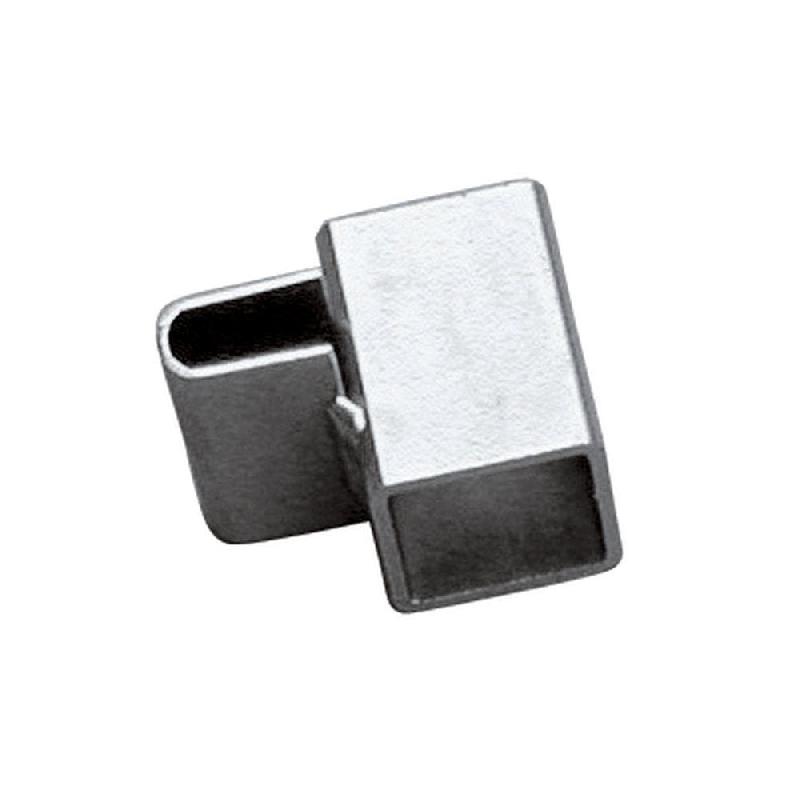 Embout de crémaillère pour faitière carrée de 25mm en acier - Coloris zinc_1