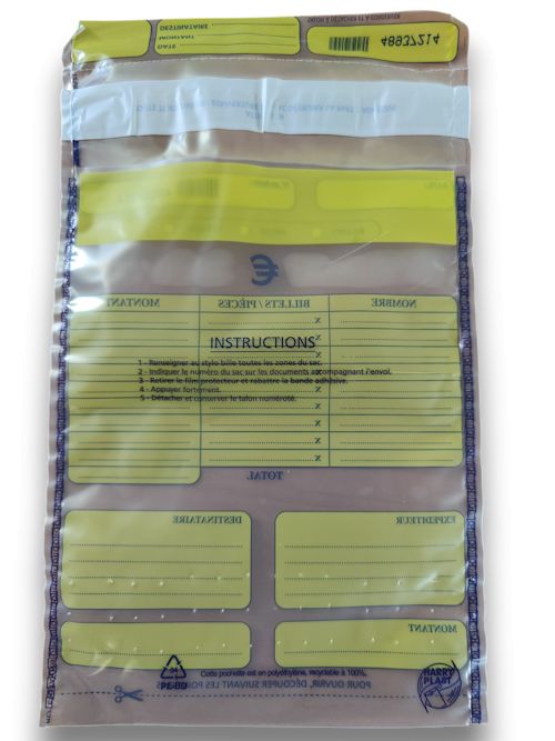 Enveloppe sécurisée pour monnaie à usage unique - Lot de 100_1