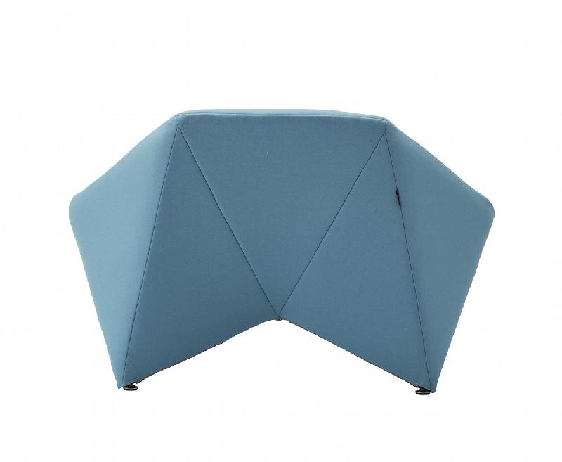 Fauteuil en tissu Fold- Softline - Feld Bleu 858_1