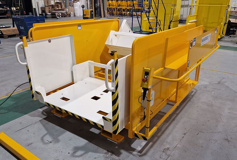 Plateau tournant doubles inclineurs - ergonomique - rotation 360° couronne à billes - charge max 300 kg/inclineur_1