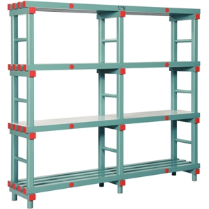 Rayonnage haute résistance 100 x 40 cm - l 1400 x p 400 mm_1