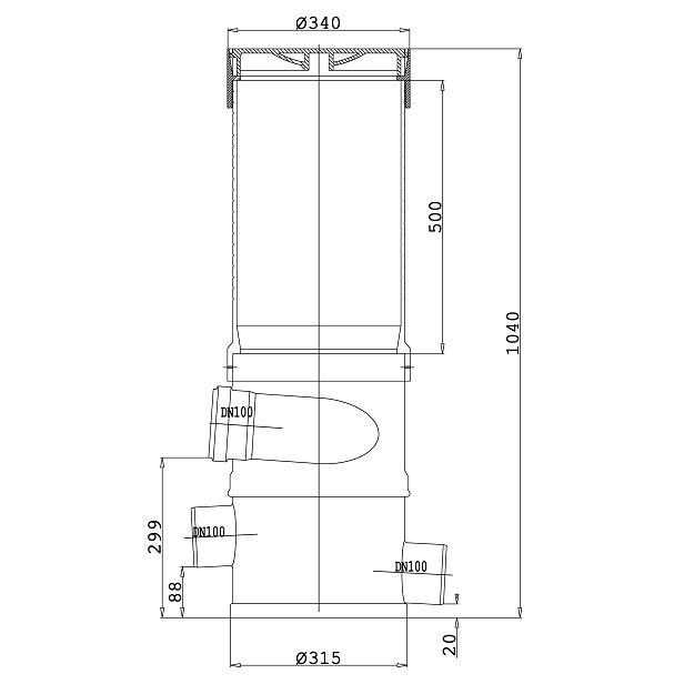 2295 - filtres d'eau de pluie - ds plastics - capacité de drainage 4.2l/s_1