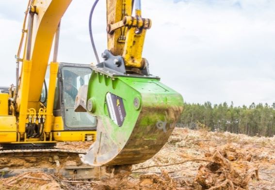 Arracheur de souches EASY (3C) - Ref. 84 - Outil multifonction en acier spécial avec entraînement hydraulique_1