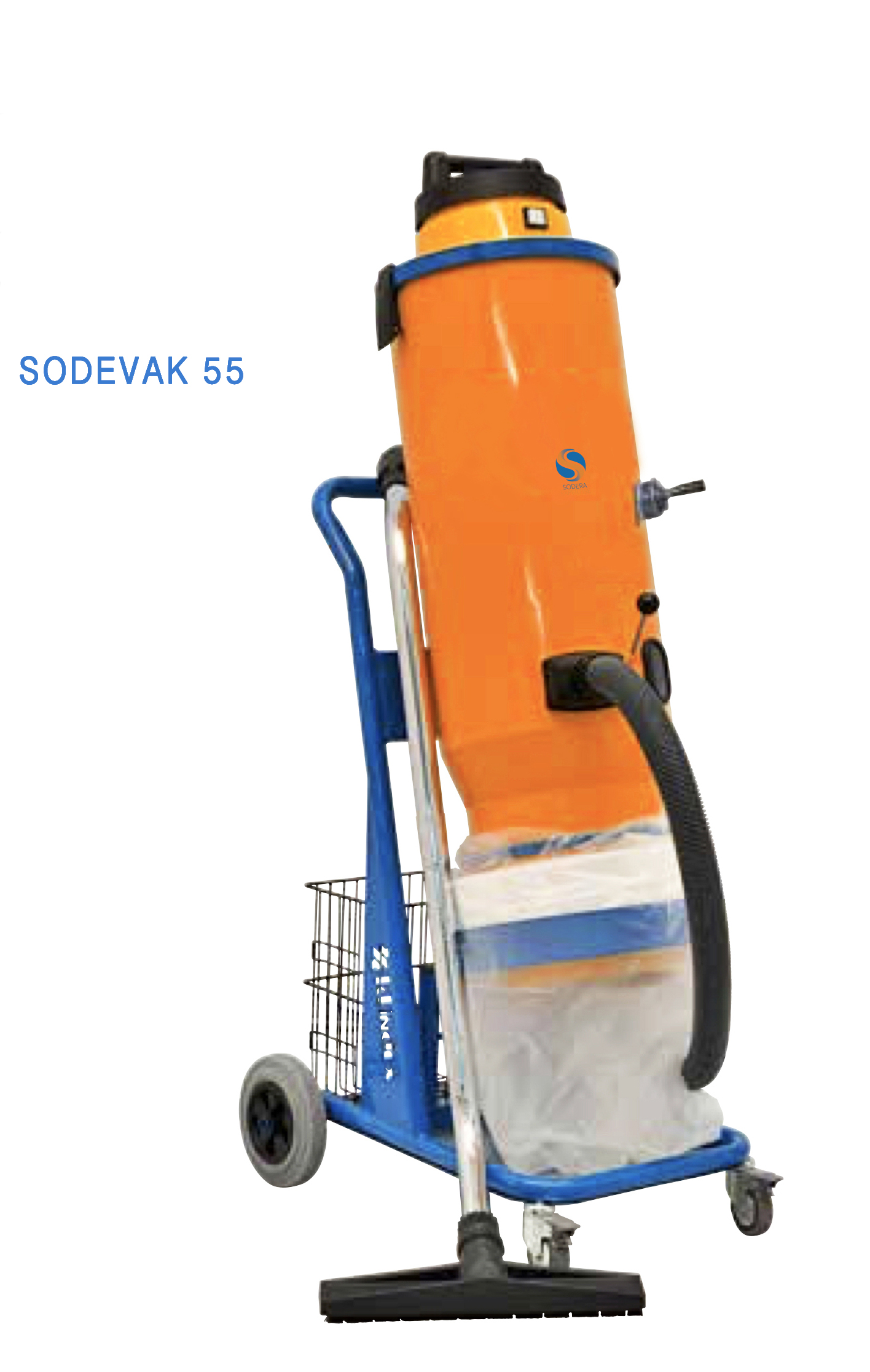 Aspirateur pour machines de ponçage parquet - Sodevak 55 avec système cyclone et moteur monophasé_1