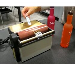 Machine à encoller électrique - RÉF. IBG03-ET - pour étiquettes papier et carton léger, largeur 180 mm_1