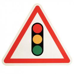 Panneau de danger A17 - Annonce de feux tricolores - WP Signalisation_1