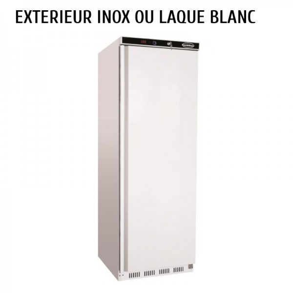 Réfrigérateur professionnel 570 L - Combisteel 7450.0561 - Froid statique ventilé - Afficheur numérique - Inox ou blanc laqué_1