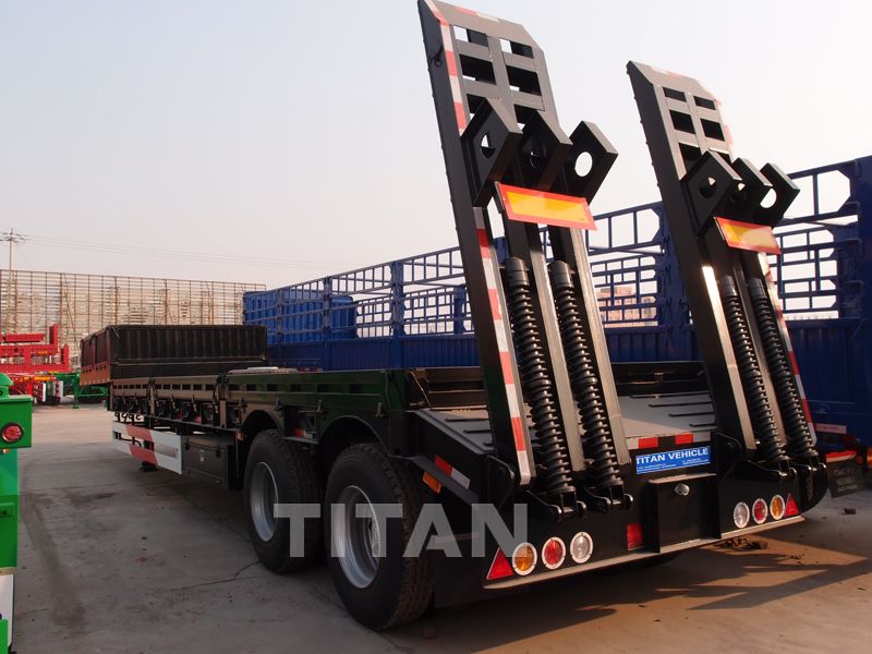 Semi-remorque porte-conteneur 45 tonnes - TITAN 2 essieux - acier haute résistance_1