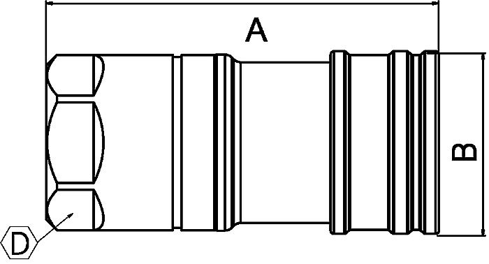 Série 788 ultraFLOW - Coupleur en acier inoxydable DN20 - CEJN_1