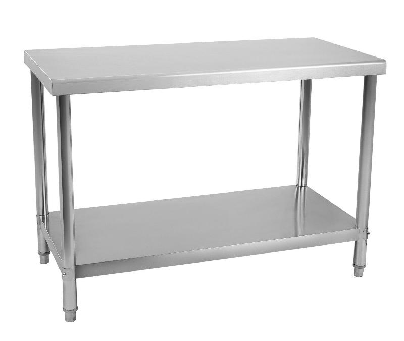 Table en inox centrale 100 x 70 cm_1