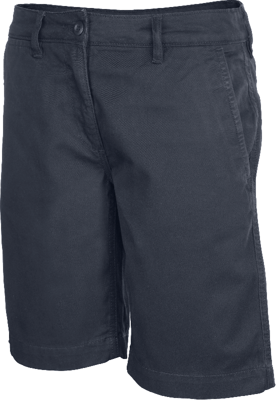 Bermuda chino femme - Réf: K768 - Kariban - 100% coton sergé - Dark Navy_1