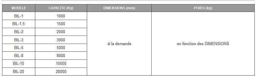 Bil-1 à Bil-20 - Palonnier de levage Boscaro - Capacité 1000 à 20000 kg - Construction haute résistance_1