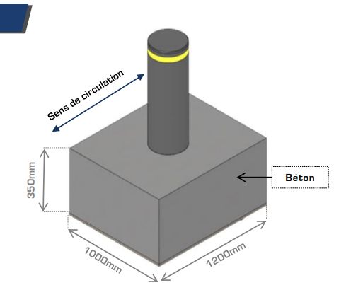 Borne de défense DEFENDOR-50 FIXE - Citinnov_1