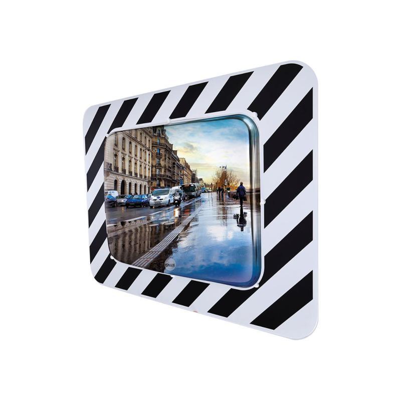 Miroir de circulation en Inox - Bombage 90° - Résistance au vent jusqu'à 183Km/h - Fixation universelle_1