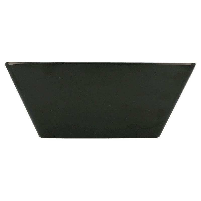 Saladier mélamine noir 370cl 24x24x10cm - par 6_1