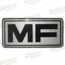 Emblème MF pour tracteurs Massey Ferguson - Référence PTA-A47746_1