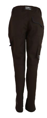 Pantalon Stretch Femme PUMA - 63% polyester, 34% coton, 3% élasthanne - 245g/m² - Anthracite/Bleu - PCPF10-36_1