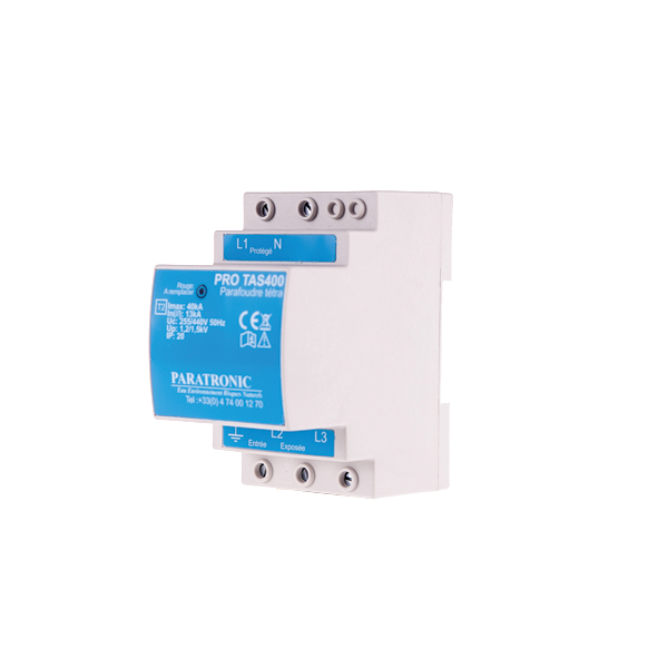 Protections foudre & CEM - PRO TAS400 - 400 V tétra - Imax 40 kA - Type II_1