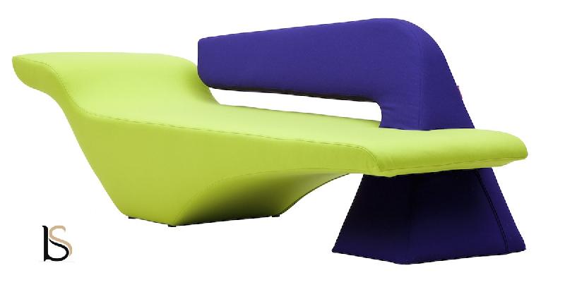 Canapé 2 places Pierce- Softline - Felt Jaune 579_1