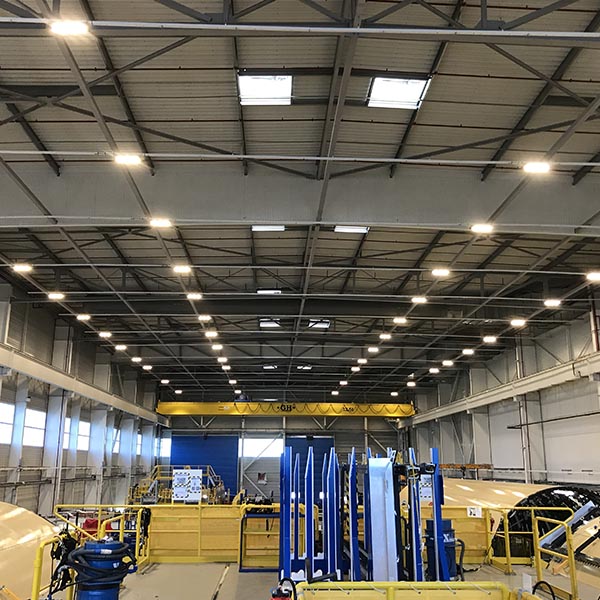 Eclairage industriel pour environnements exigeants - Protection IP66 et IK10 - High bay nordeon 14 000lm haccp_1