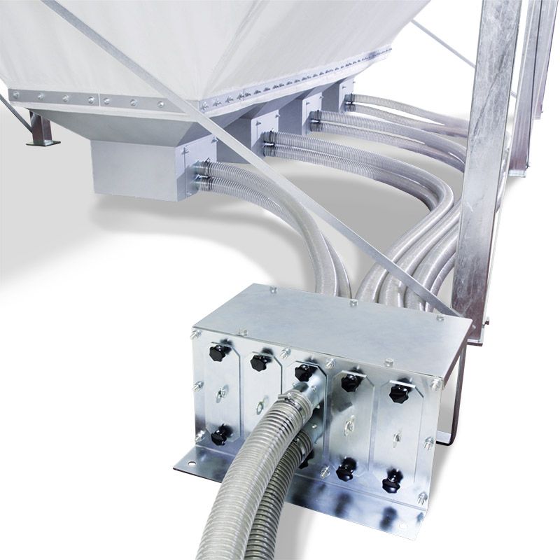 Flexilo MODUL - Silos pour granulés de bois - ABS - hauteur sous plafond inférieure à 1,80 m - volume 60% supérieur_1