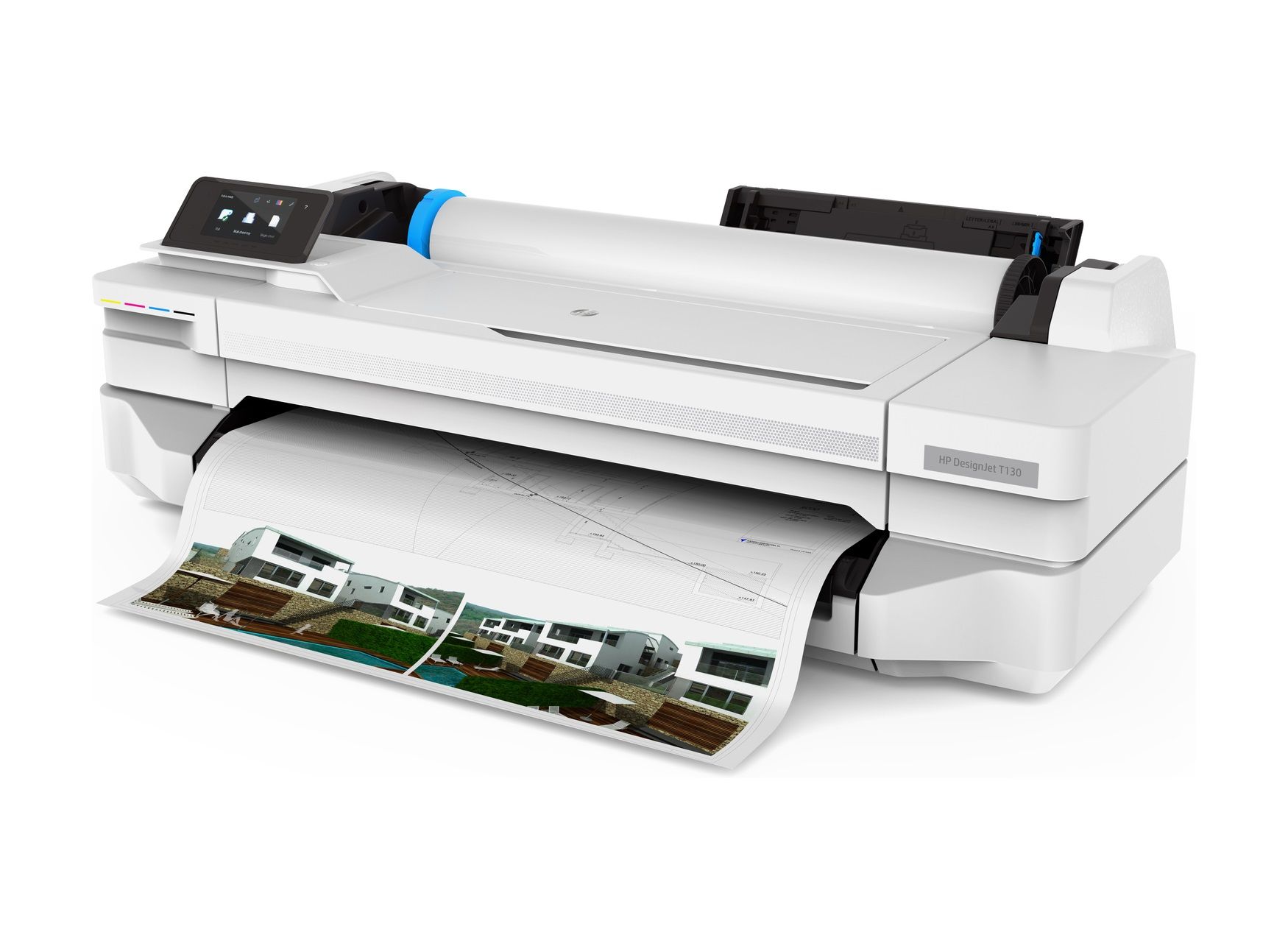 Imprimante grand format HP DesignJet - compacte, économique, Wi-Fi intégré, sécurité dynamique_1
