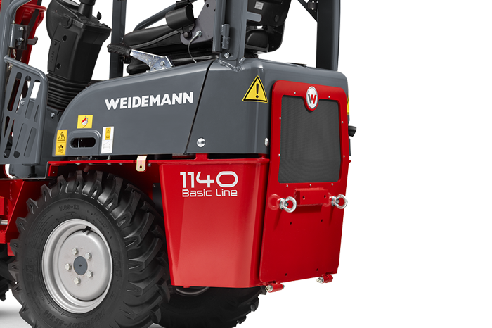 Mini-chargeuse 1.63t - Weidemann 1140 Basic Line - multifonctions avec construction compacte et haute performance_1