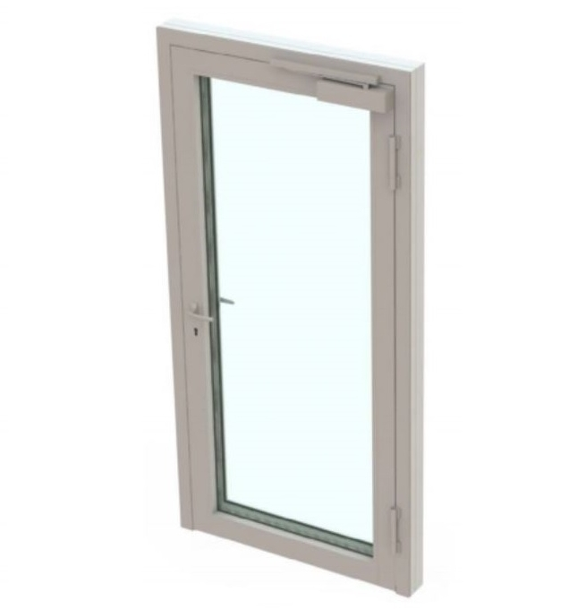 Porte blindée pare-balles FB4 à FB7 - Normes EN 1522 et EN 1523 - Simple ou double vantaux, vitrées ou pleines_1