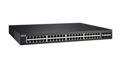 Switch industriel 6 ports SFP+ 10G et 48 ports Gigabit Ethernet - Référence: EKI-7454G-6X-AE - Advantech_1