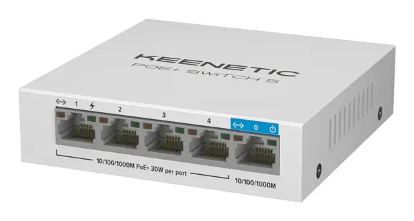 Commutateur Gigabit 5 ports avec 4 ports PoE+ et budget énergétique de 60 W_1