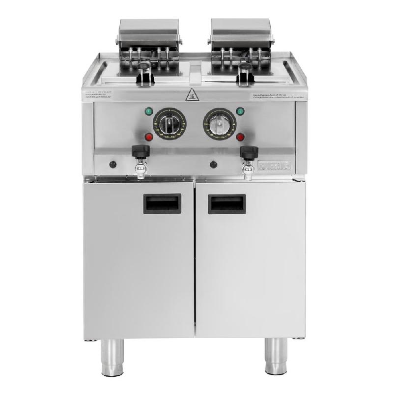 Friteuse électrique sur meuble - 2 cuves 8L - Série 600 - Buffalo - SA782_1