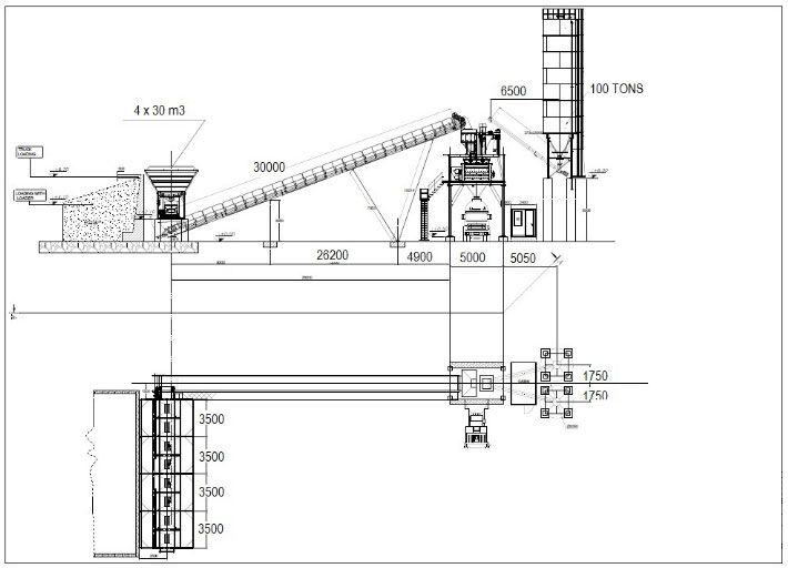 NBS 120-S Centrale à béton - Noval - fixe - capacité 120 m3/h_1