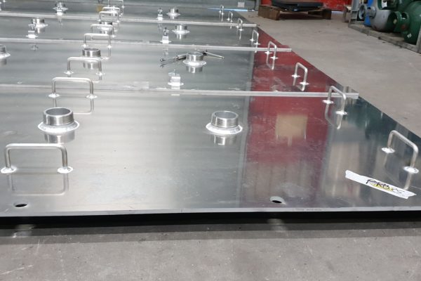 Porte / trappe anti-inondation - Flo Hatch M - protection caillebotis avec joint périphérique et multi-trappes_1