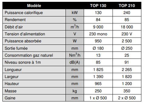 Top 130 Prestige - Générateur d’air chaud mobile à haut rendement au gaz NEVO - 130 kW - Puissance fixe et mobilité pratique_1