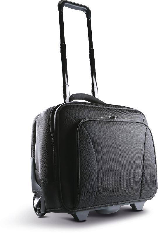 Trolley ordinateur Kimood - Réf: KI0901 - polyester 1000D rigide et léger avec compartiment matelassé 15