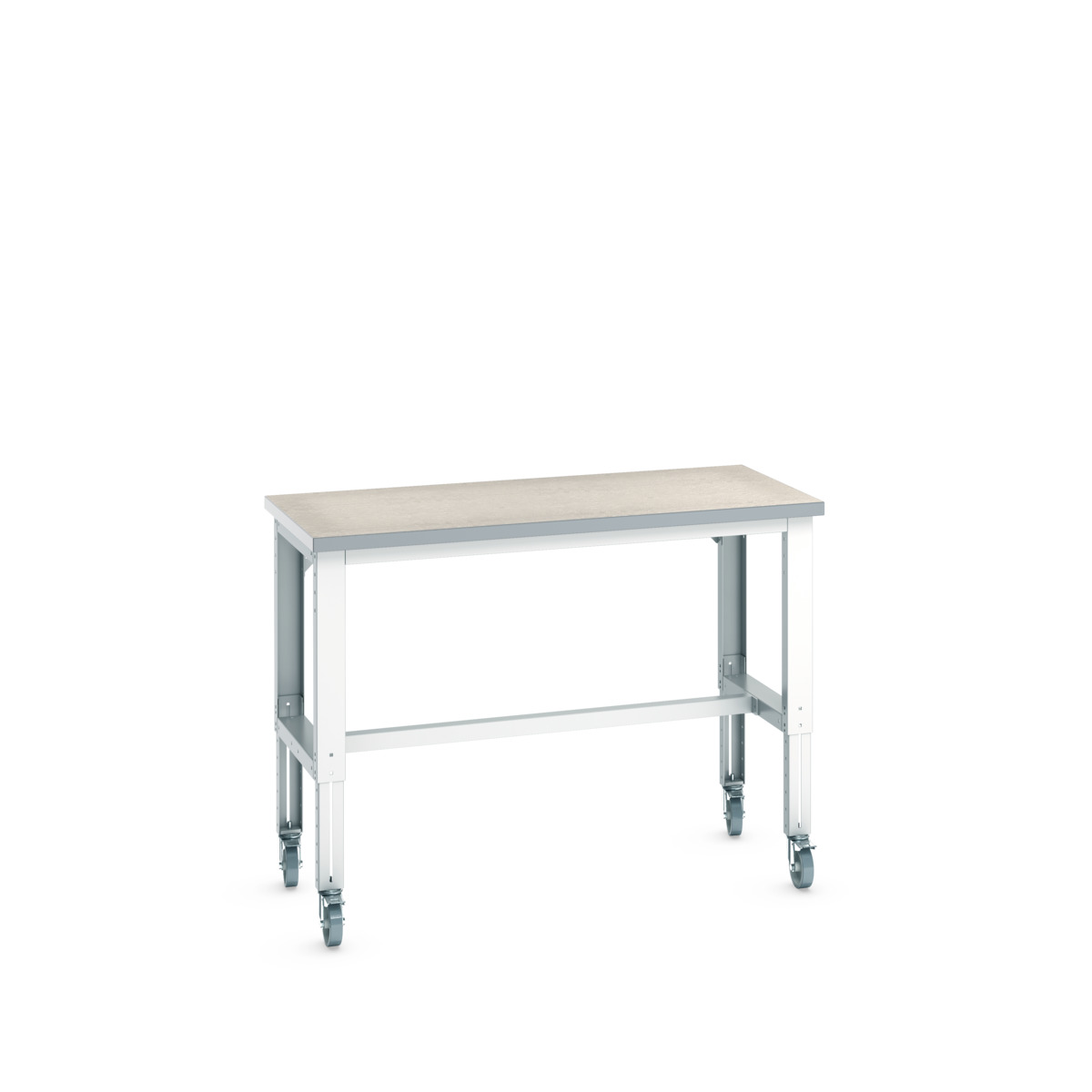 41003285.16V - Établi roulant avec ossature réglable - tiroir, lino, 1500x750x840-1140 mm_0
