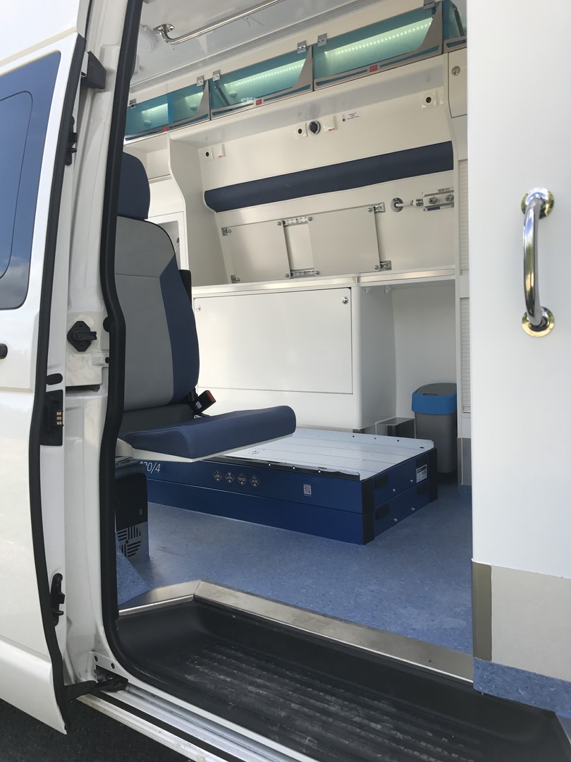 Ambulance neuve Volkswagen T6 de type B avec 4 roues motrices