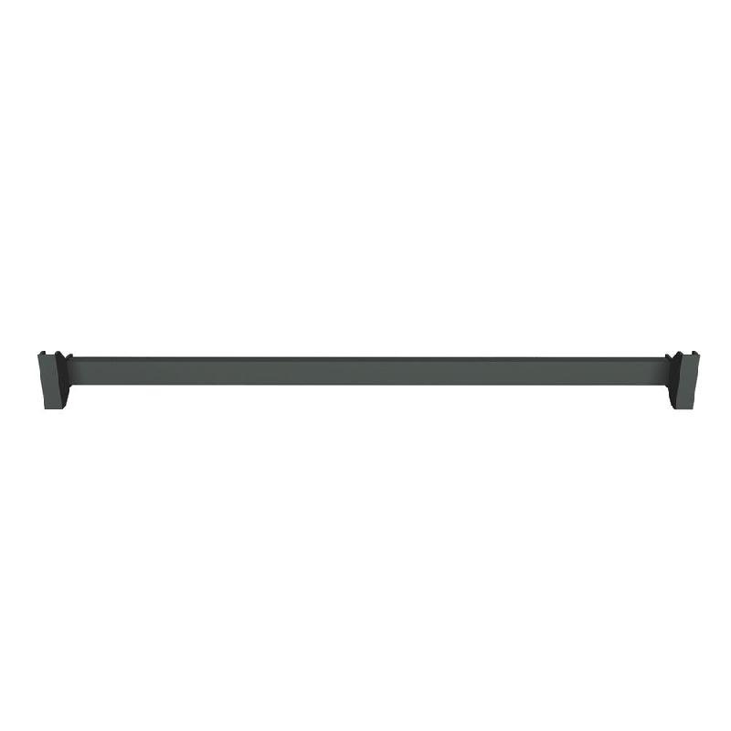Barre de charge pour tube 25x15 mm - 632x44mm - gris anthracite_1