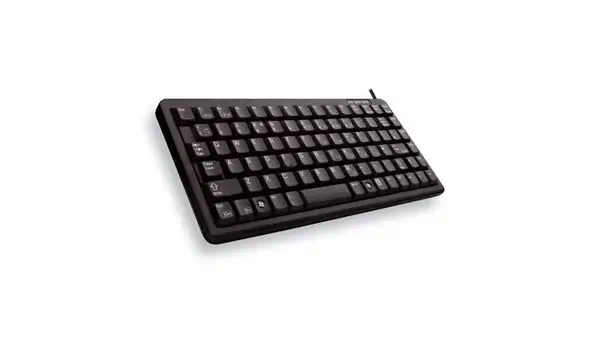 G84-4100 compact keyboard clavier filaire miniature, usb/ps2, noir, azerty - fr_1