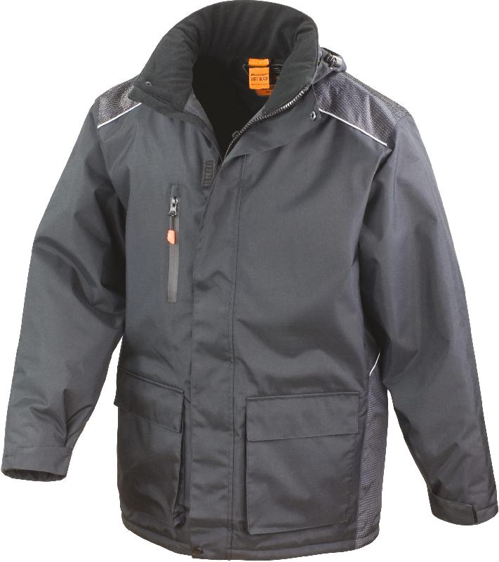 Parka Vostex - Réf: R305X - Imperméable 2000mm - Multi-poches - Taille XXL & 3XL - Couleur Black_1