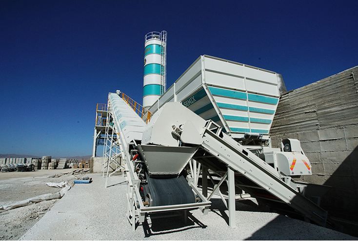 Centrale à béton Turkuaz 105 - Semix - 105 m3/hr - Type Fixe_1