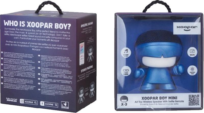 XOOPAR - Enceinte nomade Mini Xboy Metallic bleu - Bluetooth - 930542_1