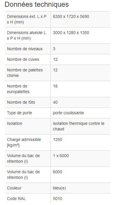185555W - Conteneur 3 GK 614 OST ISO - Portes coulissantes, isolé laine de roche, pour stockage fûts, palettes et cuves_1