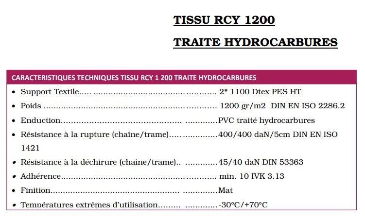 Citerne souple de stockage pour l'eau polluée - RCY - Poids : 1200 gr/m2 - Capacité de 1 à 600 m3_1
