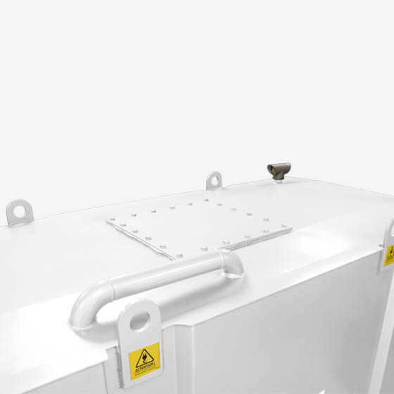 Cuve station carburant privative de 1400 à 5000 l, idéale pour le ravitaillement en gasoil, fioul et gnr de petites et moyennes flottes de véhicules - envirocube exel 1 - ece type 1 - alorem_1