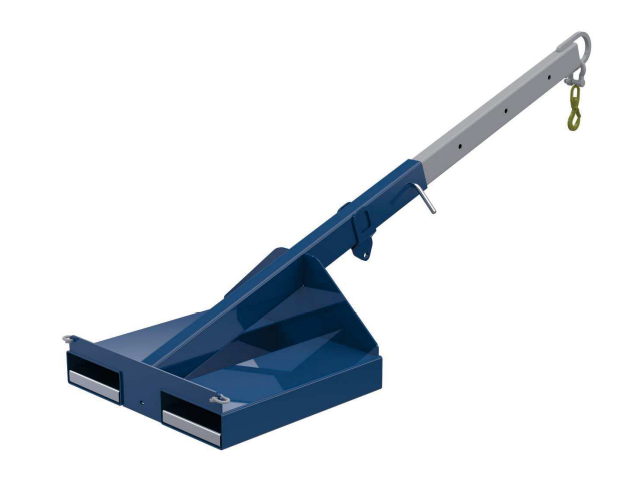 Potence de fourche adaptable sur chariot élévateur et gerbeur - Capacité jusqu'à 1000 kg - En vente et en location_1